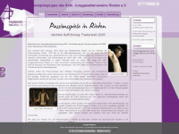 passionsspiele-rieden.de Webseite Vorschau
