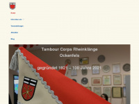 tambourcorps-ockenfels.de Webseite Vorschau