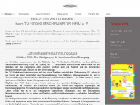 tv-kuembdchen-keidelheim.de Webseite Vorschau