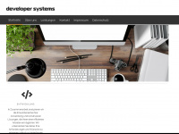 developer-systems.de Webseite Vorschau