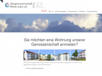 baugenossenschaft-lahnstein.de Webseite Vorschau