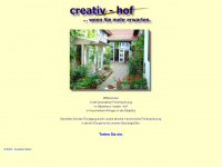 creativ-hof.de Webseite Vorschau