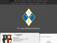 sv-klingenmuenster.de Webseite Vorschau