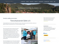 tierschutz-dahn.info Webseite Vorschau