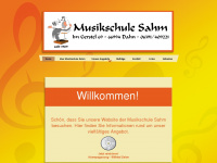 musikschule-sahm.de Webseite Vorschau