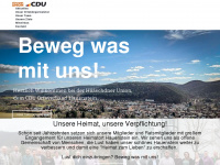 cdu-hauenstein.de Webseite Vorschau