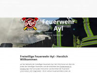 feuerwehr-ayl.de Webseite Vorschau