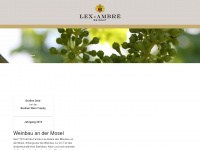 lex-ambre.de Webseite Vorschau