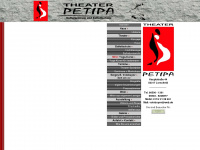 theater-petipa.de Webseite Vorschau