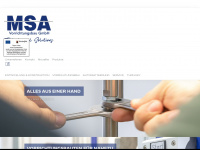 msa-vorrichtungsbau.de Webseite Vorschau