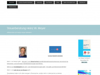 h-w-meyer-steuerberater.de Webseite Vorschau