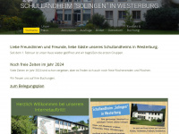 schullandheim-solingen.de Webseite Vorschau