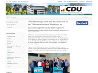 cdu-westerburg.de Webseite Vorschau