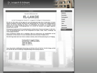 kl-law.de Webseite Vorschau