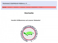 montessori-koblenz.de Webseite Vorschau