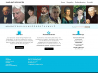 saarland-biografien.de Webseite Vorschau