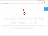 gyn-alliance.de Webseite Vorschau