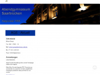 abendgymnasium-saarbruecken.de Webseite Vorschau