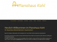 pianohauskohl.de Webseite Vorschau