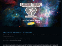 lasertrek.de Webseite Vorschau