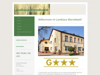landhaus-warndtwald.de Webseite Vorschau