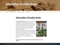 altstadter-musikschule.de Webseite Vorschau