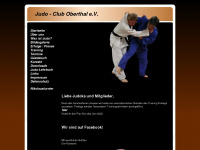 judoclub-oberthal.de Webseite Vorschau