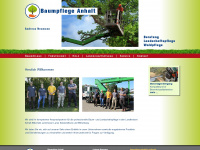 baumpflege-anhalt.de Webseite Vorschau