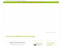 sommerrodelbahn-eckartsberga.de Webseite Vorschau