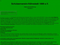 schuetzenverein-hoehnstedt.de Webseite Vorschau