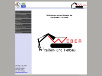 tiefbau-weber-asl.de Webseite Vorschau