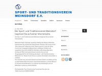 stv-meinsdorf.de Webseite Vorschau