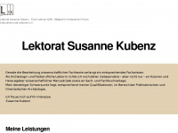 lektorat-kubenz.de Webseite Vorschau