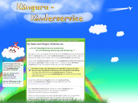 kaenguru-kinderservice.de Webseite Vorschau