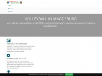 volleyball-magdeburg.de Webseite Vorschau