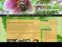 kraeuterhof-falkenhain.de Webseite Vorschau