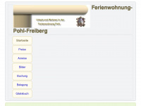 ferienwohnung-pohl-freiberg.de Webseite Vorschau