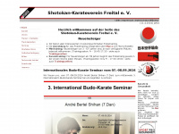 shotokan-freital.de Webseite Vorschau