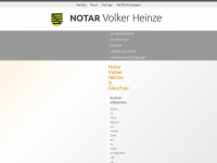 notar-volker-heinze.de Webseite Vorschau