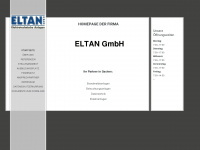 eltan.de Webseite Vorschau