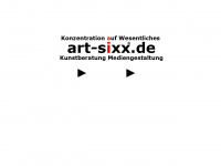 art-sixx.de Webseite Vorschau