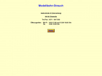 modellbahn-strauch.de Webseite Vorschau