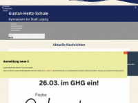 gustav-hertz-gymnasium.de Webseite Vorschau