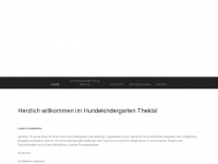 hundekindergarten-thekla.de Webseite Vorschau