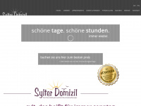 sylter-domizil.de Webseite Vorschau