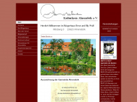 kulturkreis-ahrensboek.de Webseite Vorschau