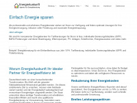 energie-auskunft.de Webseite Vorschau