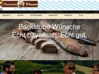 backstube-wuensche.de Webseite Vorschau