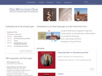 muenchner-dom.de Webseite Vorschau
