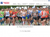 regensburg-marathon.de Webseite Vorschau